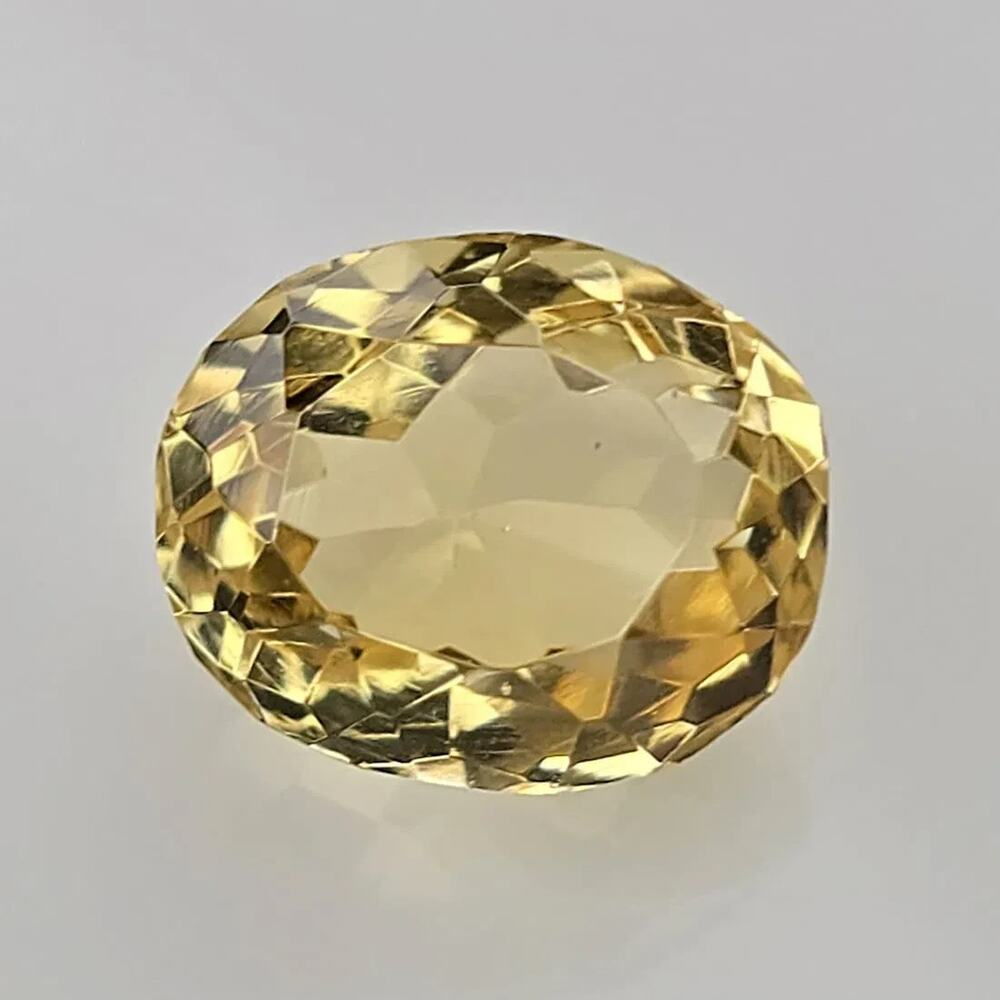 Natural Citrine, 3.36 ct, Oval Cut, 10x8mm